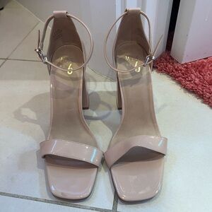 NBW Nude Block Heels